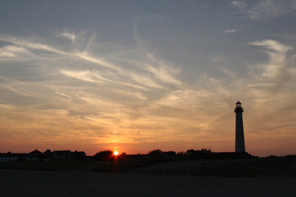 Cape May Lighthouse At Sunset