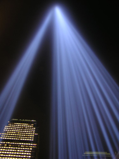 World Trade Center Tribute In Light - 9/11/2003