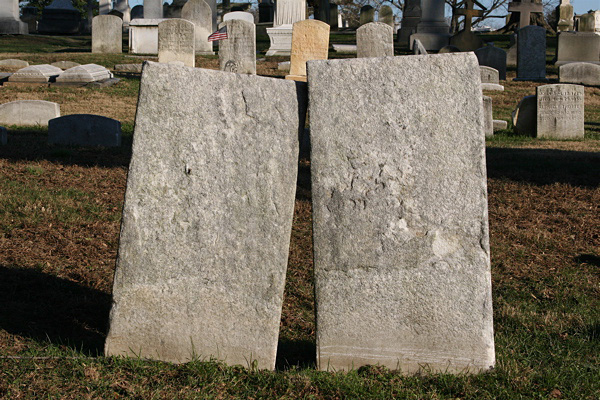 Leaning Tombstones