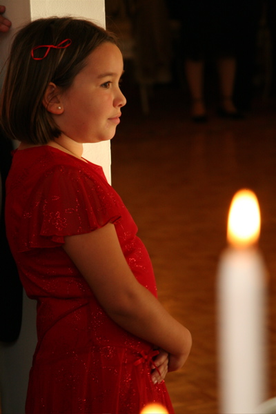 Girl and Candle