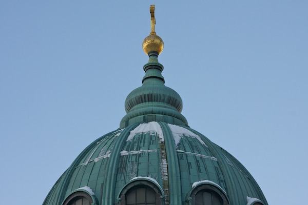 Snowy Green Dome