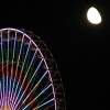 Ferris Wheel With Moon