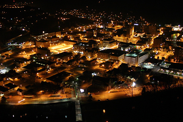 Johnstown, Pennsylvania at Night