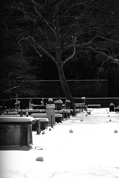 Christ Church Cemetery Snow