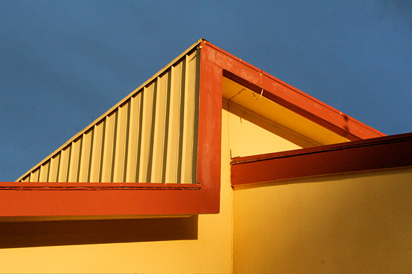 Yellow and Red Roof