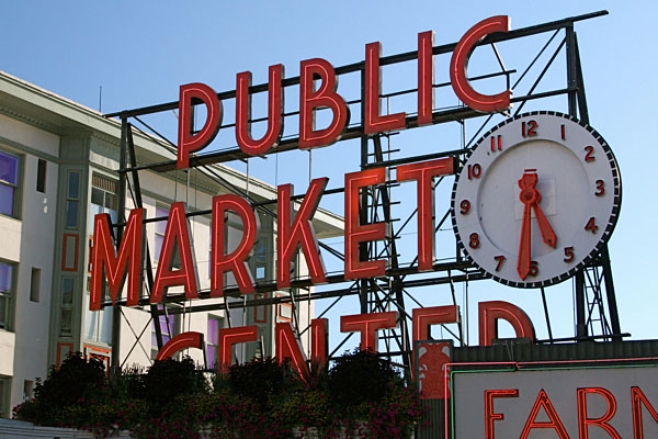 Pike Place Market Sign