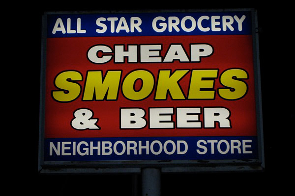 Cheap Smokes and Beer