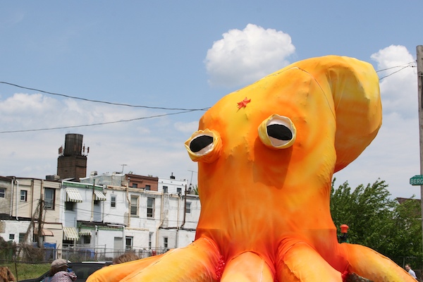 Trenton Ave Arts Festival - Orange Octopus