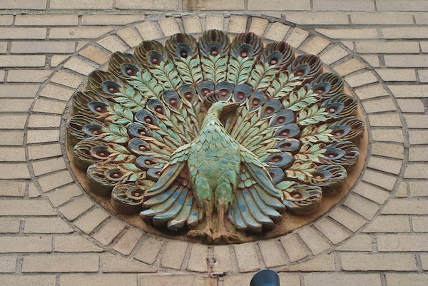 Terra Cotta Peacock