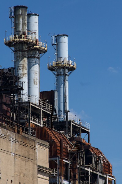 Power Plant Smoke Stacks