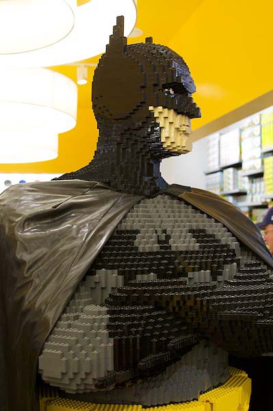 Life-Sized Lego Batman