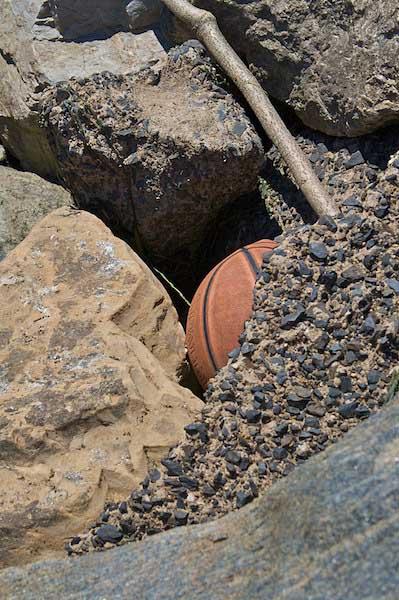 Basketball In The Rocks