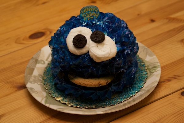 Cookie Monster Cake