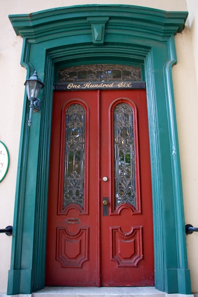 Green and Red Doorway