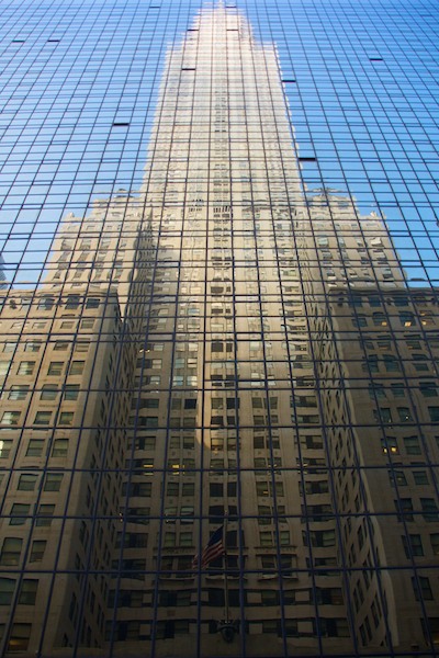 Chrysler Building Reflected