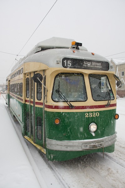 Trolley in Snow