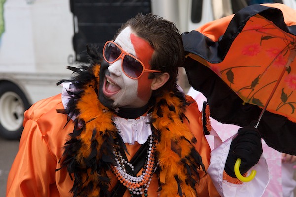 Black and Orange Mummer