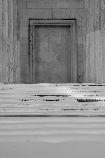 Snowy Bank Steps