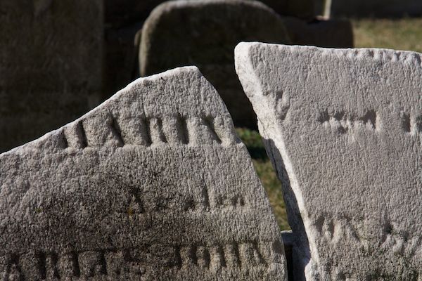 Cracked Headstone