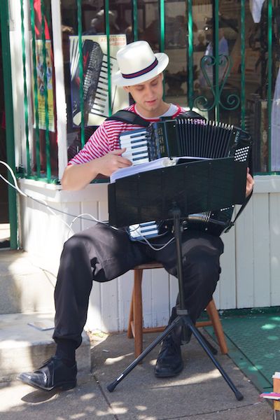 Italian Market Accordion Player