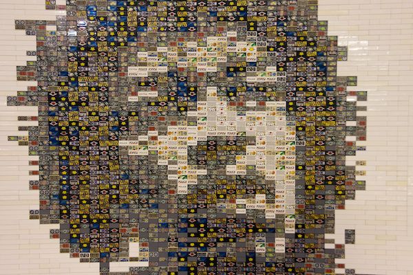 Lego Jimi Hendrix Mosaic