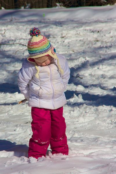 Girl In The Snow