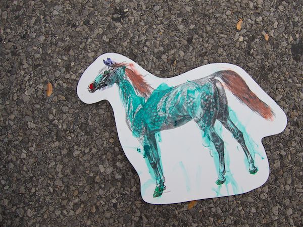 Cyan Horse